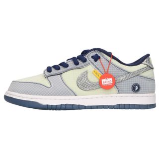 ナイキ(NIKE)のNIKE ナイキ × UNION DUNK LOW PASSPORT PACK PISTACHIO ユニオン ダンクロー ピスタチオ ローカットスニーカー ライトグリーン/グレー US9.5/27.5cm DJ9649-401(スニーカー)