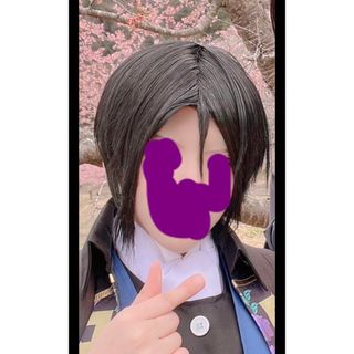 薄桜鬼　土方歳三　洋装　コスプレ　ウィッグ