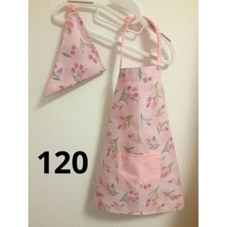 子供用 エプロン & 三角巾 ／ キッズエプロン 120サイズ 女の子 女子(その他)