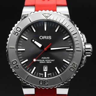 ORIS - 【極美品】オリス　アクイス デイトレリーフ　腕時計　自動巻き　メンズ　A0419