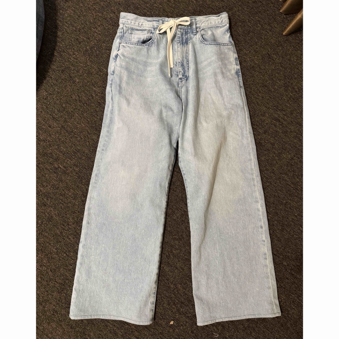ウィムガゼット ドロストデニムパンツ 36 予約商品 デニム/ジーンズ ウィムガゼット ドロストデニムパンツ 36 予約商品 デニム/ジーンズ