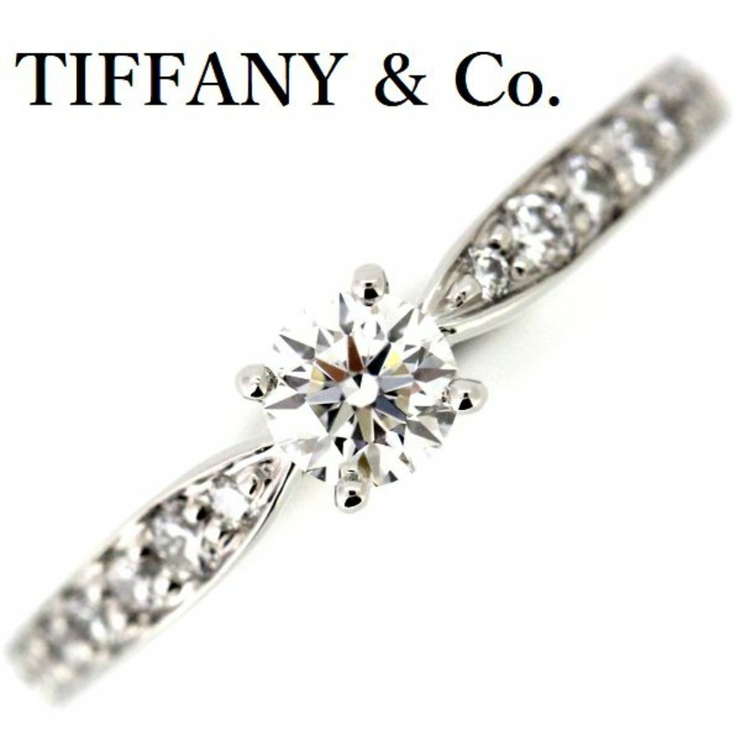 Tiffany & Co.(ティファニー)のティファニー ハーモニー 0.22ct E-VS2-3EX ダイヤモンド リング レディースのアクセサリー(リング(指輪))の商品写真