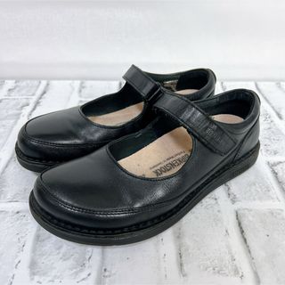 ビルケンシュトック(BIRKENSTOCK)のBIRKENSTOCK ジューン メリージェーン レザーシューズ 黒 24.5(その他)