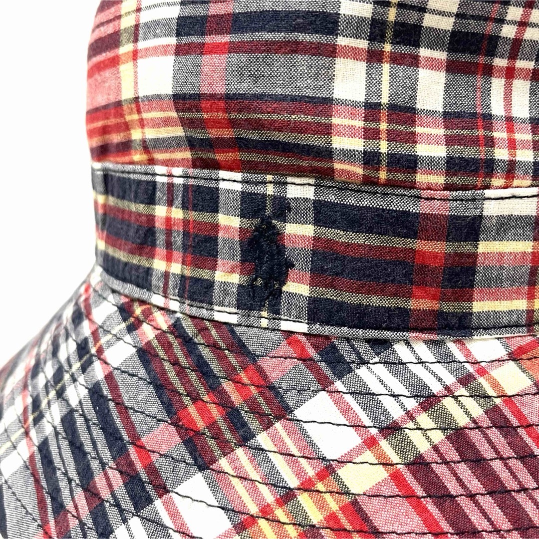 POLO RALPH LAUREN(ポロラルフローレン)の【美品】⑤Polo Ralph Lauren キッズ ポニーロゴ バケットハット キッズ/ベビー/マタニティのこども用ファッション小物(帽子)の商品写真