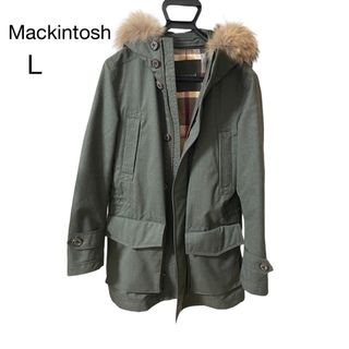 マッキントッシュ(MACKINTOSH)の美品　Mackintosh マッキントッシュ　チェック柄　ライナー付(ダウンジャケット)