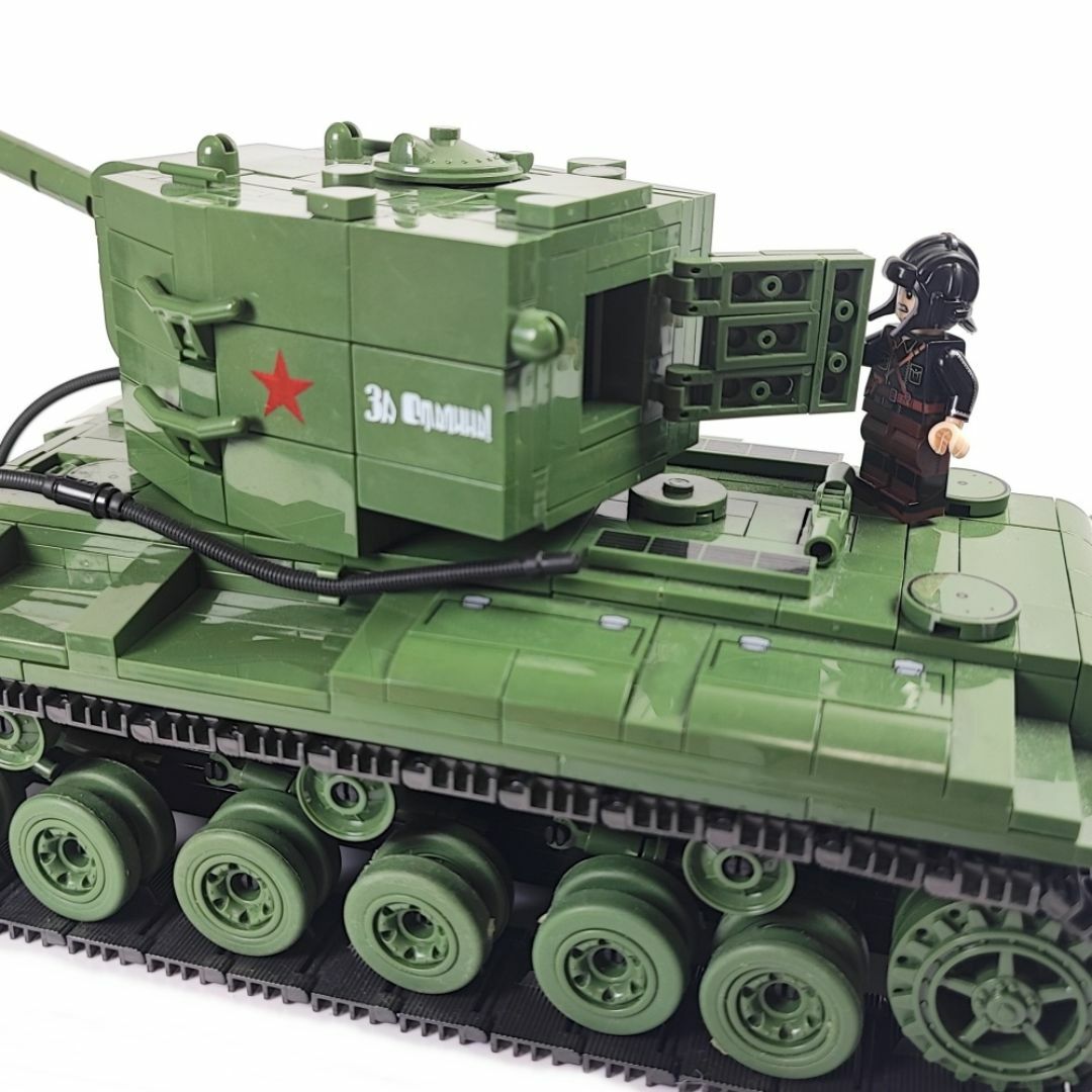 ESシリーズ ソビエト KV-2 ブロック戦車 ミリタリー キッズ/ベビー/マタニティのおもちゃ(積み木/ブロック)の商品写真