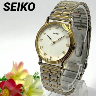 セイコー(SEIKO)の897 SEIKO 腕時計 メンズ セイコー ゴールド 電池交換済 ３針(腕時計(アナログ))