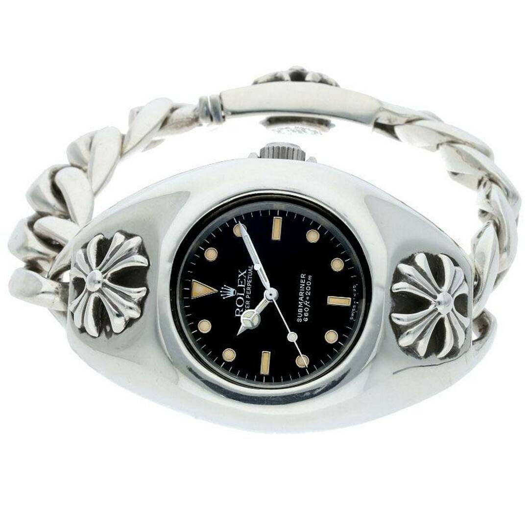 Chrome Hearts(クロムハーツ)のクロムハーツ ×ロレックス ROLEX  Ref.5513/サブマリーナノンデイト R番 CHプラスクラシックリンクウォッチケース腕時計 メンズ メンズの時計(その他)の商品写真