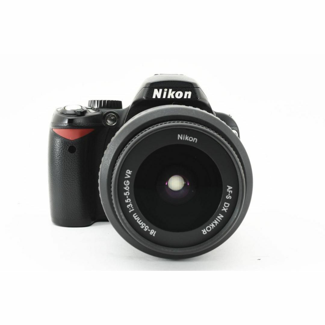 Nikon(ニコン)の良品 NIKON D60 AF-S DX 18-55 F3.5-5.6 C746 スマホ/家電/カメラのテレビ/映像機器(映像用ケーブル)の商品写真