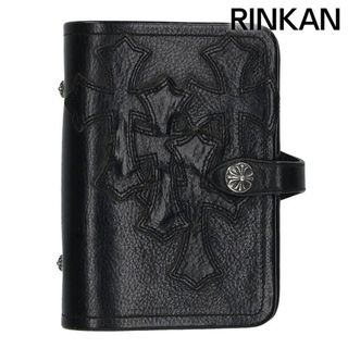 クロムハーツ(Chrome Hearts)のクロムハーツ  AGENDA FRNT4CEMECROSS/アジェンダ セメタリークロスパッチクロスボールボタン手帳カバー メンズ(手帳)