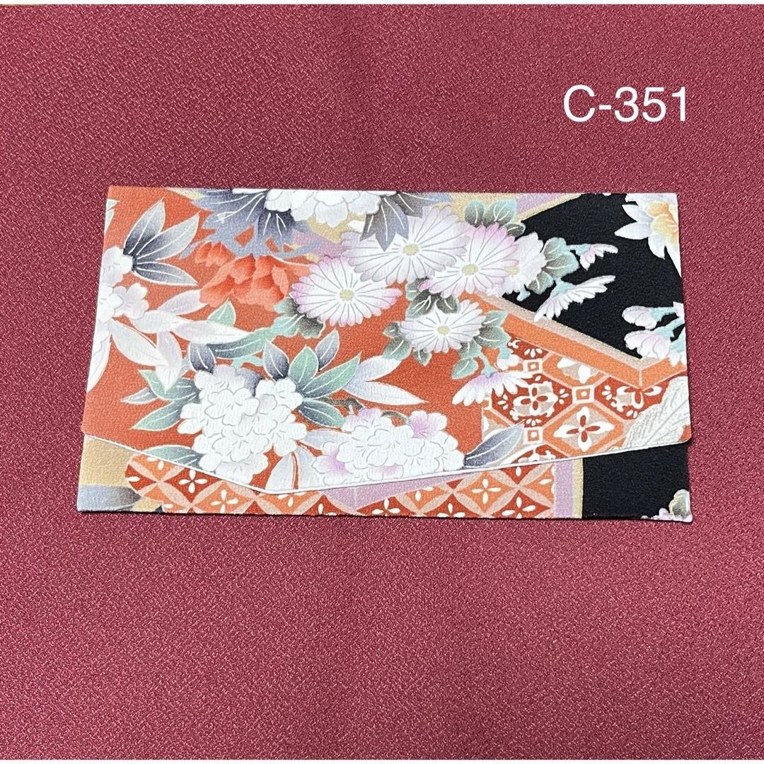 C-351ハンドメイド　着物リメイク　留袖　慶事用袱紗 レディースのファッション小物(ポーチ)の商品写真