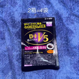 ロートセイヤク(ロート製薬)の【ロート製薬】ROHTO ロートV5 30日分×2箱(4袋) 60日分(ビタミン)