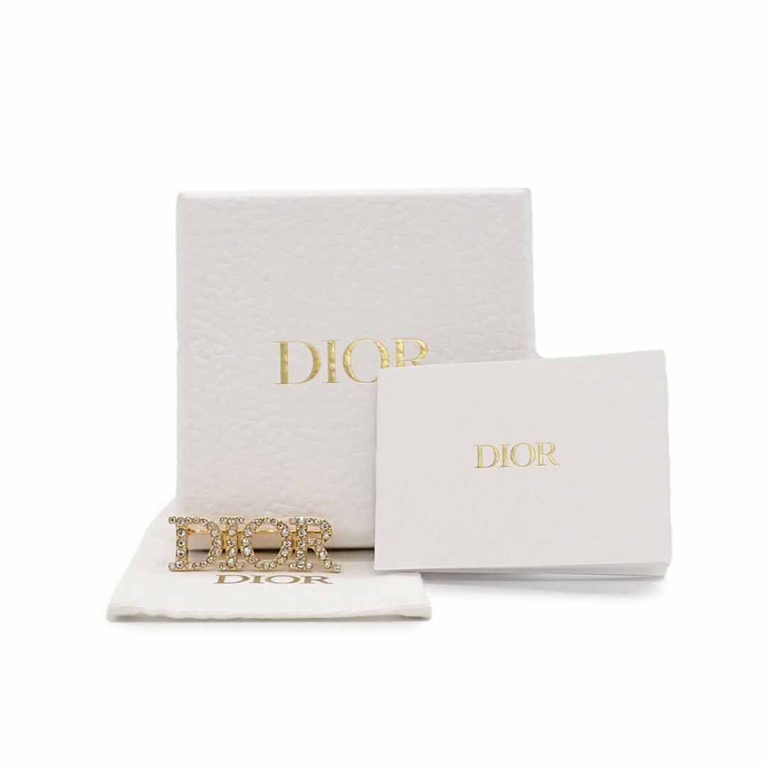 Christian Dior(クリスチャンディオール)の未使用品 クリスチャン ディオール Dio(r)evolution ブローチ V0454DVOCY_D301 メタル クリスタル ゴールド ラインストーン アクセサリー レディースのアクセサリー(ブローチ/コサージュ)の商品写真