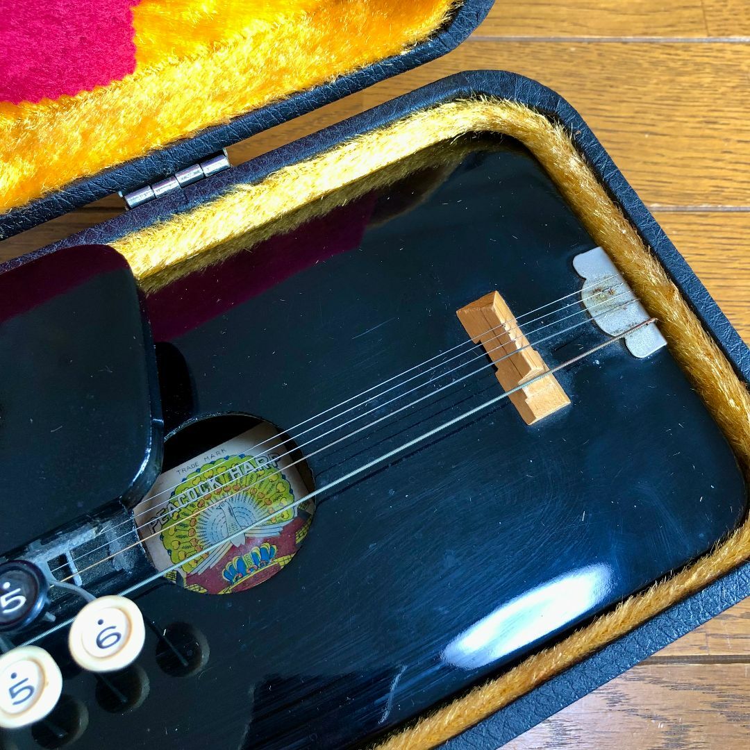 大正琴 ピーコックハープ PEACOK HARP 和楽器 日本製 中古 御所車柄 楽器の和楽器(大正琴)の商品写真