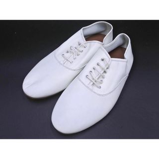 美品 minan polku ミナンポルク ソフト バルモラ シューズ size39（24.5cm位）/白 ■■ レディース(その他)