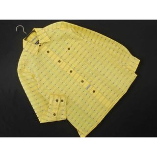 ミレー(MILLET)のMILLET ミレー 総柄 シャツ sizeS/黄 ■◇ メンズ(シャツ)