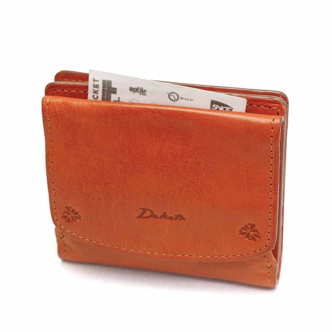 【色: ピンク】[ダコタ] 二つ折り財布 本革 バンビーナ 0036123 レデ レディースのバッグ(その他)の商品写真
