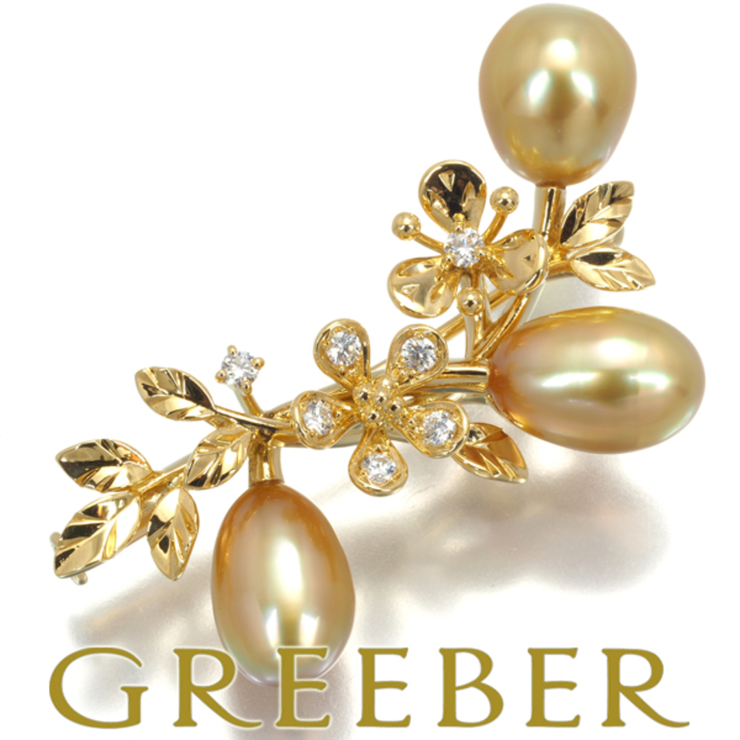 低価格の ミキモト - MIKIMOTO ブローチ 白蝶真珠 ゴールデンパール その他