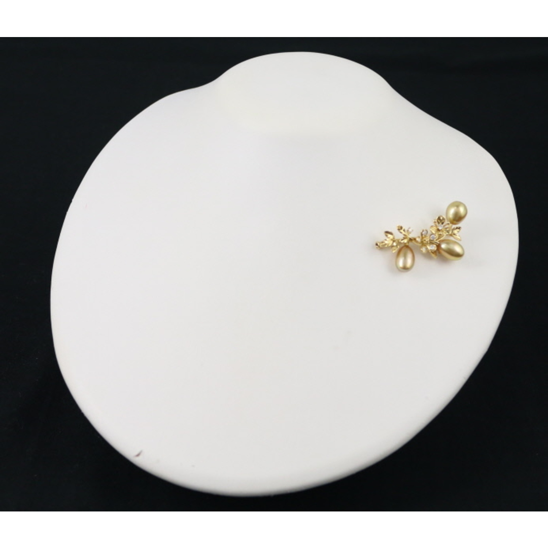 MIKIMOTO - ミキモト ブローチ ゴールデンパール 白蝶真珠 MIKIMOTO - ミキモト ブローチ ゴールデンパール 白蝶真珠