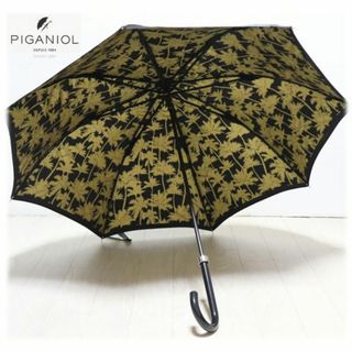 26,400円新品【ピガニオル】フランス製 スライドだけで開く高級長傘 雨傘 黒(傘)