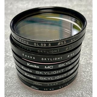 ケンコー(Kenko)の送料無料 送料無料 レンズフィルター Kenko他 各種 55mm ８枚(フィルター)