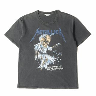 アンユーズド(UNUSED)のUNUSED アンユーズド Tシャツ サイズ:2 METALLICA BEAUTY&YOUTH 限定 ヴィンテージ加工 オーバーサイズ クルーネック 半袖Tシャツ ブラック 黒 トップス カットソー バンドT ロックT コラボ【メンズ】【中古】(Tシャツ/カットソー(半袖/袖なし))