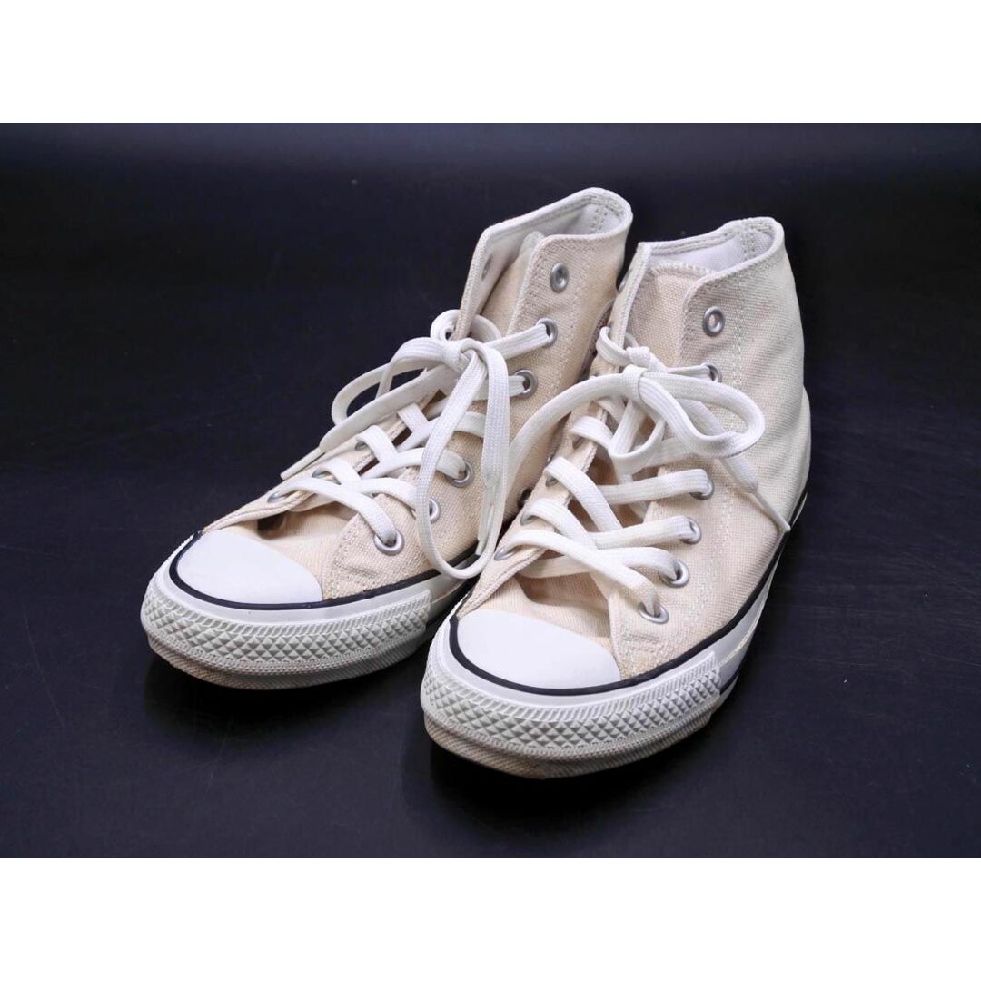 CONVERSE(コンバース)のCONVERSE コンバース オールスター 100 倉敷帆布 ハイカット スニーカー size24ｃｍ/アイボリー ■■ レディース レディースの靴/シューズ(スニーカー)の商品写真