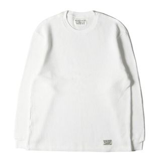 美品 WACKO MARIA ワコマリア Tシャツ サイズ:XL 24SS ヘビーウェイト サーマル ロングスリーブTシャツ THERMAL SHIRT ホワイト 白 トップス カットソー 長袖【メンズ】【中古】