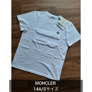 モンクレール(MONCLER)の⭐新品 MONCLER 大人気定番ロゴマーク Tシャツ ホワイト 14A(Tシャツ(半袖/袖なし))