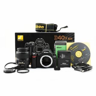 ニコン(Nikon)の新品級 ニコン D40X 箱 AF-S 18-55 3.5-5.6GⅡ C758(映像用ケーブル)