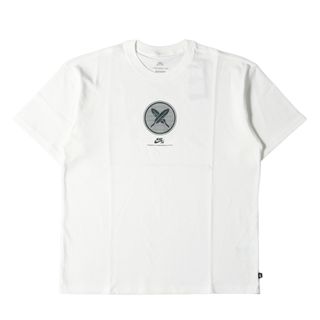 ナイキ(NIKE)の新品 NIKE ナイキ Tシャツ サイズ:L 23AW 堀米雄斗 家紋ロゴ クルーネック 半袖Tシャツ SB SS TEE ホワイト 白 コラボ トップス カットソー【メンズ】(Tシャツ/カットソー(半袖/袖なし))