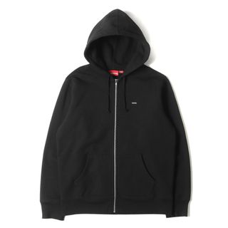 シュプリーム(Supreme)の美品 Supreme シュプリーム パーカー サイズ:M 17SS スモールボックスロゴ ジップ スウェットパーカー Small Box Zip Up Sweatshirt ブラック 黒 トップス フーディー フーデッド【メンズ】【中古】(パーカー)