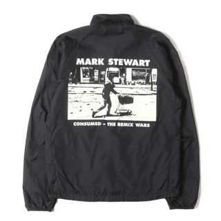 HYSTERIC GLAMOUR ヒステリックグラマー ジャケット サイズ:S 08SS Mark Stewart Consumed the Remix Wars バック グラフィック ナイロン ジップ ブルゾン Y2K ブラック 黒 アウター 上着【メンズ】【中古】