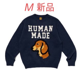 ヒューマンメイド(HUMAN MADE)のM 新品 human made ヒューマンメイド　ダックス　ニット(ニット/セーター)