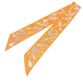 エルメス(Hermes)の　エルメス HERMES ツイリー　LES CLES A POIS マルチカラー シルク レディース スカーフ(バンダナ/スカーフ)