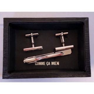 COMME CA MEN (コムサメン)　未使用品　カフス＆ネクタイピン