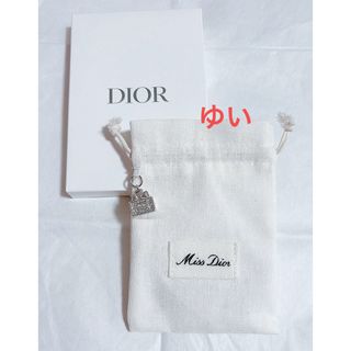 ディオール(Dior)のDiorミスディオール香水チャームつき巾着ポーチノベルティ新品未使用限定品非売品(ポーチ)