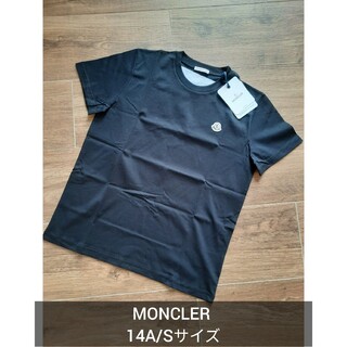 モンクレール(MONCLER)の⭐新品 MONCLER 大人気定番ロゴマーク Tシャツ ブラック 14A(Tシャツ(半袖/袖なし))
