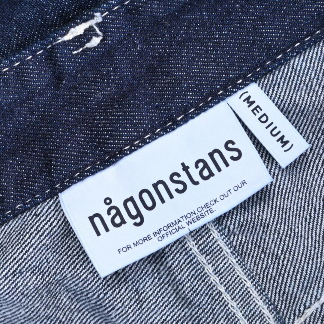 nagonstans ユーズフル センタークリース ワイドデニム レディースのパンツ(デニム/ジーンズ)の商品写真