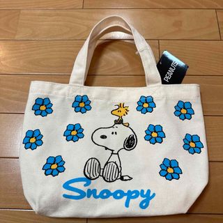 スヌーピー(SNOOPY)の新品　SNOOPYスヌーピー　トートバッグ　フラワープリント(トートバッグ)