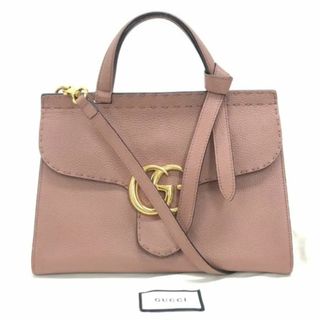 グッチ(Gucci)のグッチ(GUCCI)  GGマーモント 2WAY ハンド ショルダーバッグ(ショルダーバッグ)