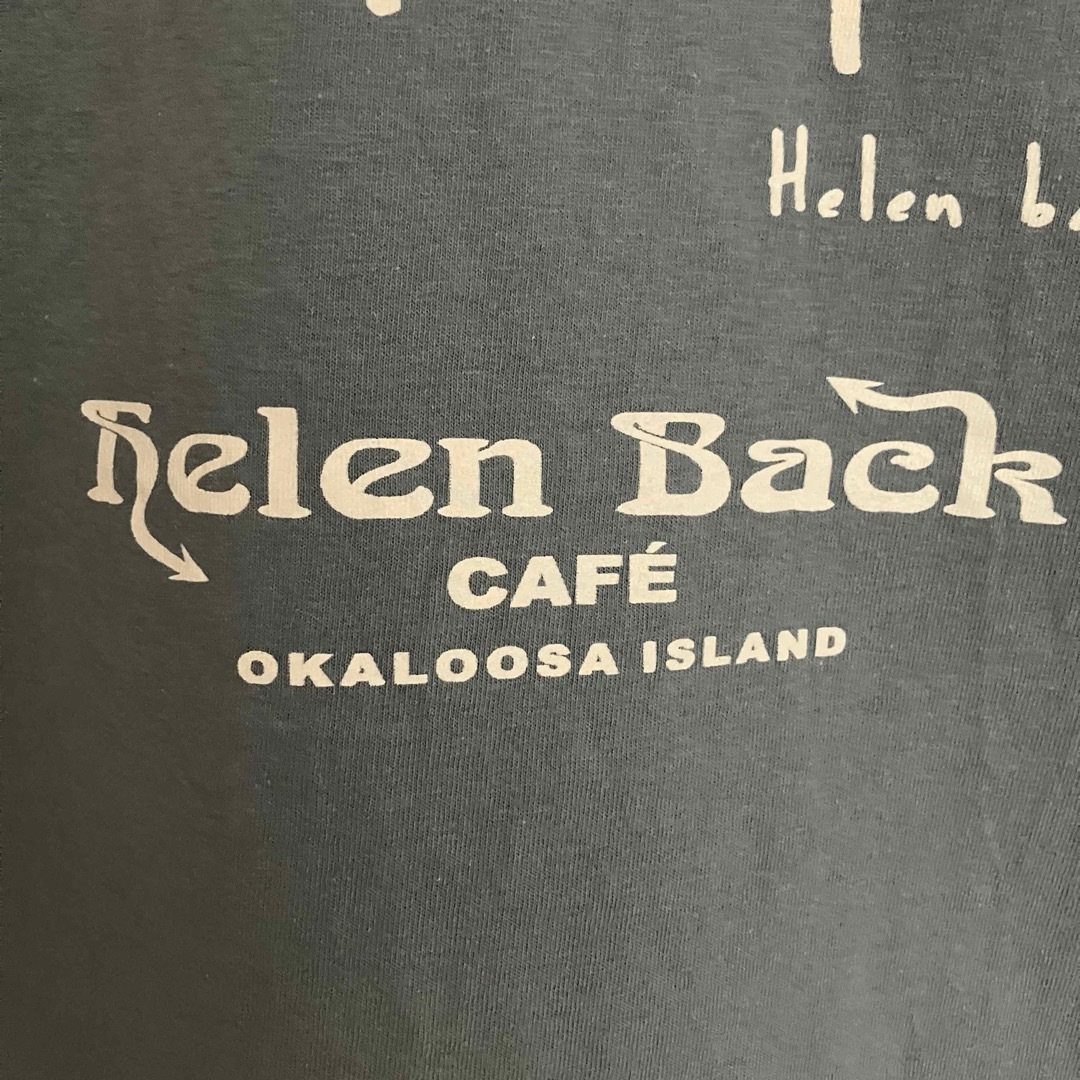 GILDAN(ギルタン)のヘレンバックカフェ雰囲気古着オールドデザインメッセージTシャツビッグロゴtシャツ メンズのトップス(Tシャツ/カットソー(半袖/袖なし))の商品写真