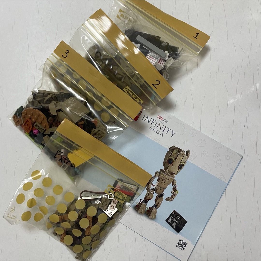 Lego(レゴ)のベビーグルート　レゴ　フィギュア　I am Groot 76217 キッズ/ベビー/マタニティのおもちゃ(知育玩具)の商品写真