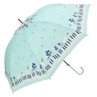 amusant sous la pluie 60cm スリム耐風長傘 8mm PUレザー(傘)