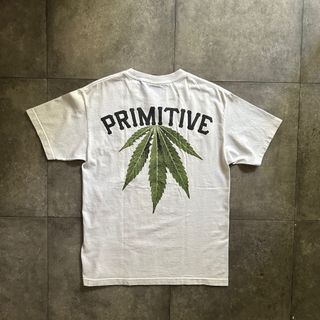 プリミティブ(PRIMITIVE)のprimitive プリミティブ ガンジャtシャツ M ホワイト(Tシャツ/カットソー(半袖/袖なし))