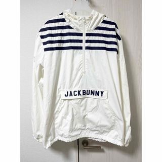 ジャックバニー(JACK BUNNY!!)のジャックバニー　ナイロンジャケット　フード　パーカー　ゴルフ　メンズ　サイズ6 (ウエア)