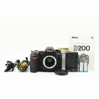 ニコン(Nikon)の新品級 NIKON D200 説明書付き ショット数 1,264枚 S012(映像用ケーブル)