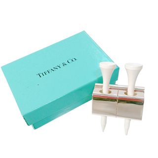 Tiffany & Co. - 美品 ティファニー ゴルフ ティーホルダー シルバー sterling ティー付