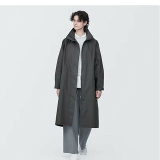 ムジルシリョウヒン(MUJI (無印良品))の新品　無印良品　撥水スタンドカラーコート(ロングコート)