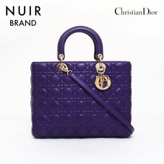 クリスチャンディオール(Christian Dior)のディオール Dior カナージュレザー 2Way ハンドバッグ(ハンドバッグ)